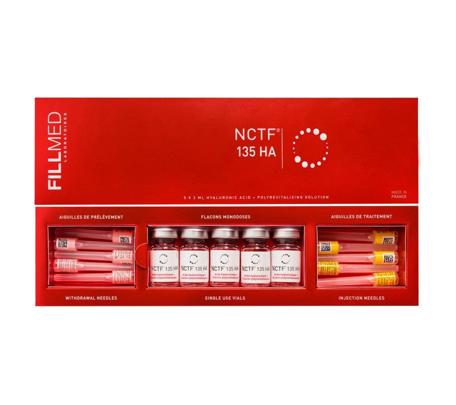 В современной эстетической медицине особое место занимает препарат NCTF 135HA (Fillmed, Франция ) — уникальный комплекс для антивозрастной биоревитализации или мезотерапии . Его