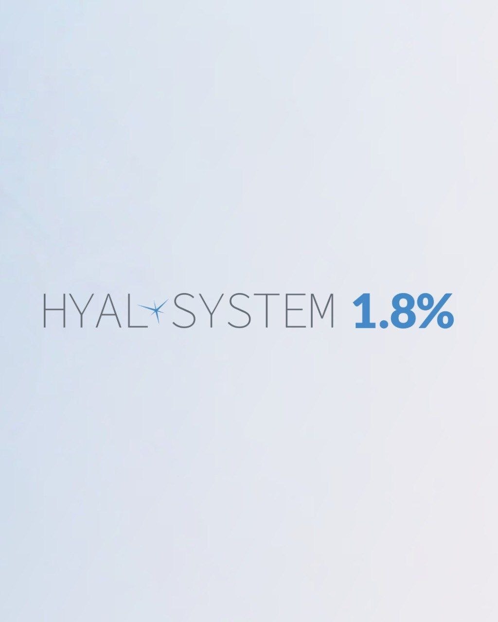 Основные характеристики HYAL-SYSTEM 1,8%