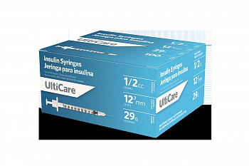 Шприцы Инсулиновые 1 уп (10шт) U-100  29G( 0.33mm*12.7mm) 0.5 мл