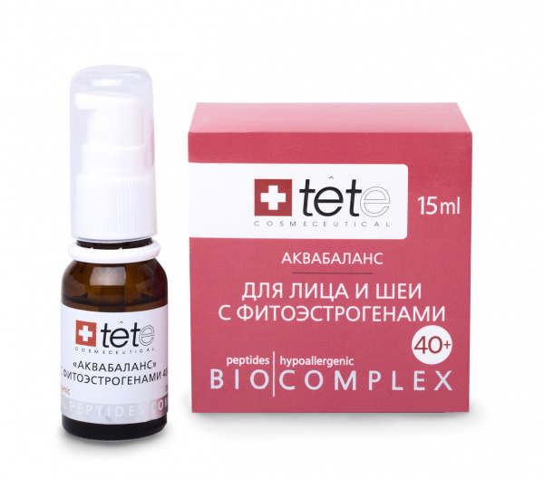Биокомплекс аквабаланс с фитоэстрагенами 40+ 15ml